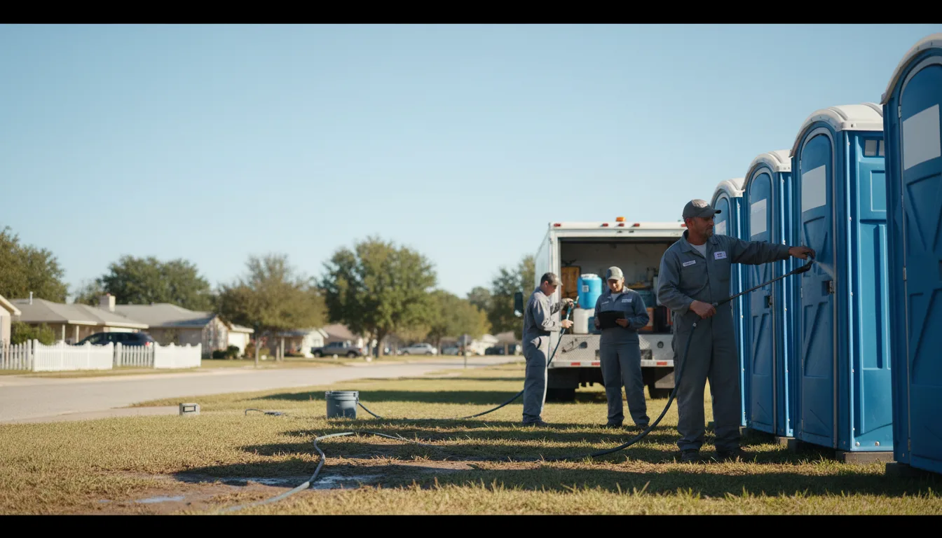Long-Term Portable Toilet Rental in Newhall, IA near me